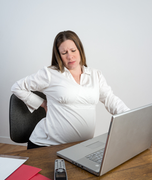 Pregnancy Back Pain Solutions - Pregnancy seating / pregnant chai