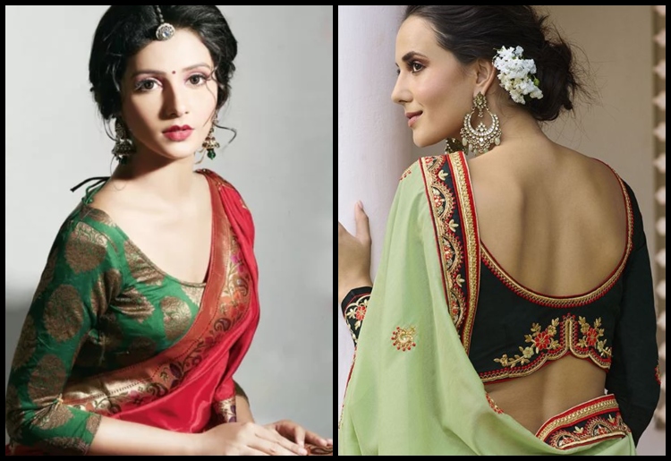 15 Splendid Blouse Designs Suitable For Chiffon And Silk Sare