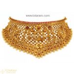 22K Gold Choker Necklaces -Indian Gold Jewelry -Buy Onli