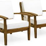 Amazon.com: Best Choice Products Set of 2 Outdoor Acacia Wood Club .