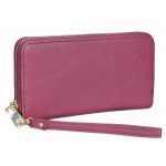 Women's Wallet Long Leather Zip Clutch Purse Wristlet Card Holder .
