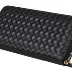 Famous brand fashion men's genuine leather wallet clutch purse .