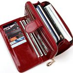 Women Wallet Soft Leather Bifold Clutch Wallet Large Capacity Long .