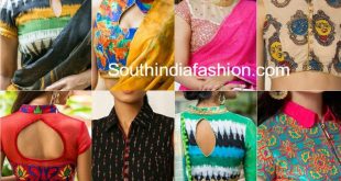 Flaunt The Classy Collar Neck Blouses – South India Fashi