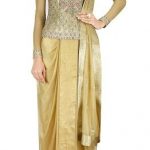 21 Fashionable Corset Blouse Designs for Indian Sarees | Corset .