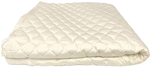 Amazon.com: OrganicTextiles Organic Cotton Mattress Pad Protector .