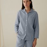 Stripe Double Cotton Pyjamas | TOA