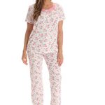 Dreamcrest 100% Cotton Pajama Pant Set for Women at Amazon Women's .