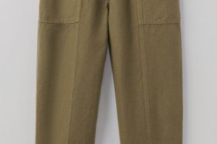 Cotton Linen Tapered Trousers | TOA