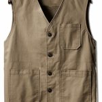 Basic Simple Plain V-Neck Sleeveless Button Closure Cotton Vest .