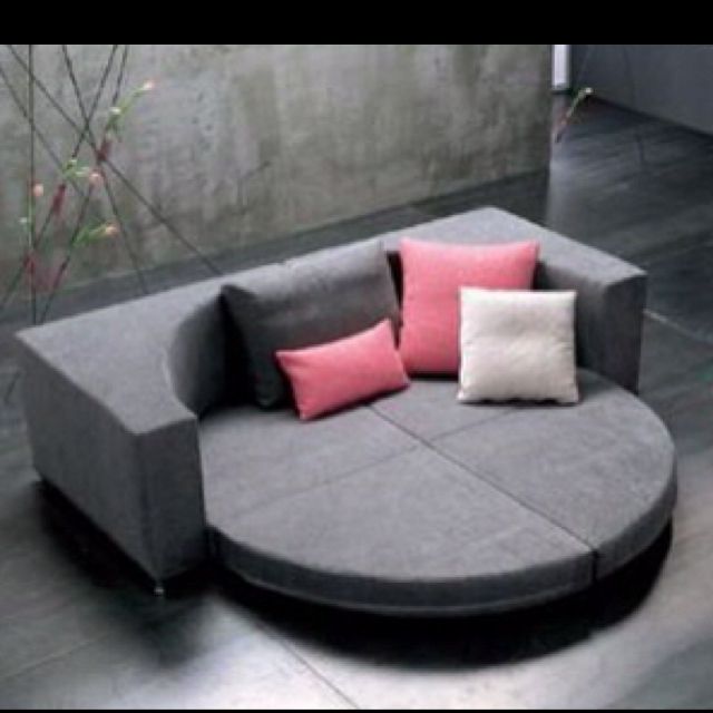 Round couch bed Too cool! (With images) | Round sofa, Best so