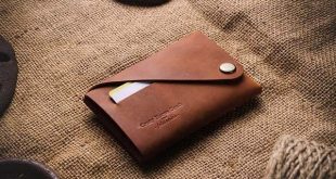Well-Crafted Customizable Wallets : minimalistic leather wall