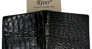 Genuine Black Crocodile Skin Walle