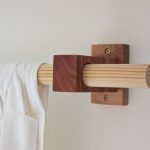 Diy Wooden Curtain Rod Brackets (With images) | Wood curtain rods .