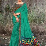 Georgette Printed Daily Wear Sarees with Blouse Piece, Saree .