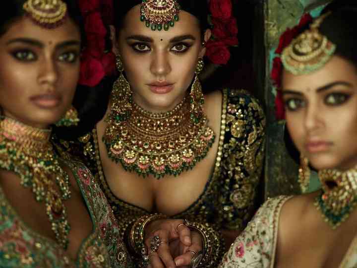 15 Deep Neck Blouse Designs from Sabyasachi That You've Got to Get .