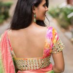 14 Sassy Deep Back Neck Blouse Designs For Sarees | Low neck .