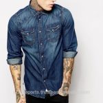 Denim Shirt With Long Sleeves - Mens Denim Shirts In Top Quality .