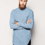 Oversized denim shirt (With images) | Oversized denim shirt, Mens .