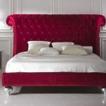 Luxurious Velvet Button Upholstered Italian Designer Bed | Modern .