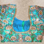 Aari Work Latest Blouse Designs (With images) | Blouse designs late