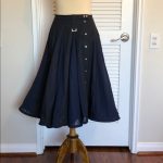Lena Lumelsky Skirts | Blue Designer Skirt | Poshma