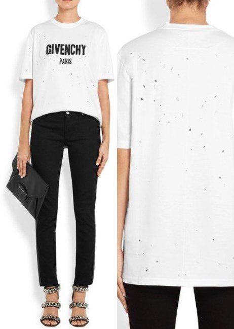 Top 26 White Luxury Designer T-Shirts for Women in 2018 | T shirts .