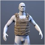 Army Vest - Marvelous Designer Fi