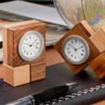 Wooden Desktop Clock, Decorative Desk Clock - Best