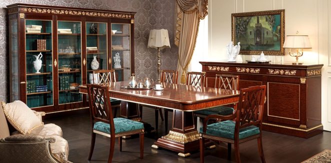 Tips for the dining room showcases - create a unique design - Viri