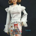 Handmade~Doll tops for 12" Doll~ Barbie,Fashion royalty, Silkstone .
