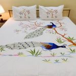 40 Easy Peacock Painting Ideas which are Useful | Bed sheet .