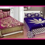 Top Beautiful Designers Bed Sheet Designs / Bridal Bed Sheet .