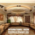 contemporary suspended ceiling interior design for living room .