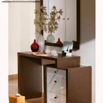 Latest luxury dressing table designs with mirror for bedroom .