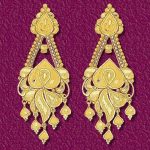 Golden Jewellery - Designer Golden Earring Wholesaler from Luckn