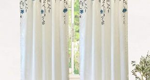 Embroidered Curtains: Amazon.c