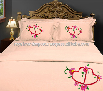 India China Wholesale High Quality Bedsheets Embroidered .