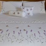 hand embroidery bedding set, View embroidery bedding set .