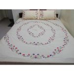 Cotton Embroidery Designer Bed Sheet, Rs 1495 /set Unique Crafts .