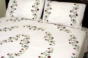 hand embroidery designs for bed sheets - Google Search .