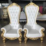 Luxury Fancy High Back Wedding Chair King And Queen Throne Chairs .