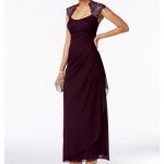 Lord & Taylor Dresses | Dark Purple Floor Length Dress | Poshma
