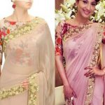 Beautiful Floral Print Blouse Designs | Saree blouse designs .