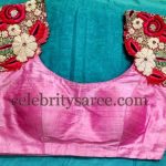 Simple Floral Blouse Designs (With images) | Designer saree blouse .