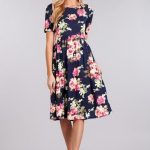 The Madeline- Modest floral dress. Perfect for a bridesmaid dress .