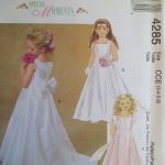 Flower Girl Dress McCall's 4285 Sewing Pattern by WitsEndDesign .