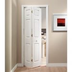 Wickes Woburn White Grained Moulded 6 Panel Internal Bi-Fold Door .