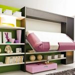 Wall cabinet with folding bed – living ideas for practical wall .