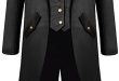 Amazon.com: H&ZY Men's Steampunk Vintage Tailcoat Jacket Gothic .